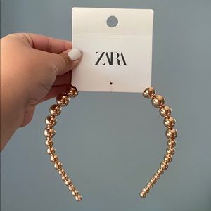 Trendy Summer Zara Gold Bubble Detail Headband ✨